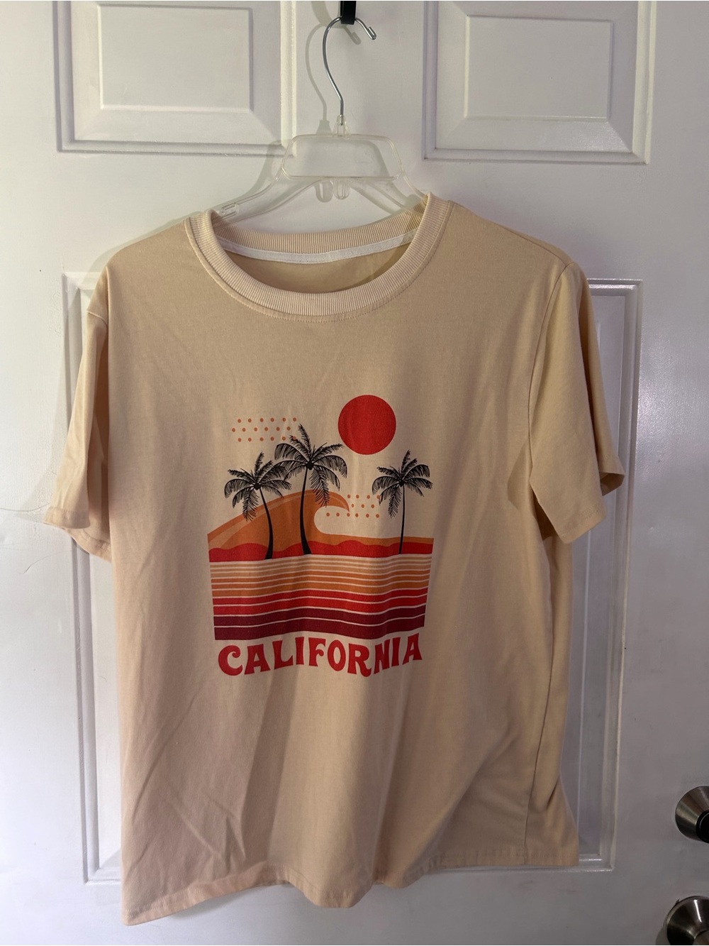 California graphic tee with palm trees sunset design Sz XL #california #summer